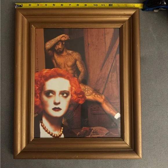 Alex Aleixo “Miss Davis” Framed Picture. Signed by the Artist.